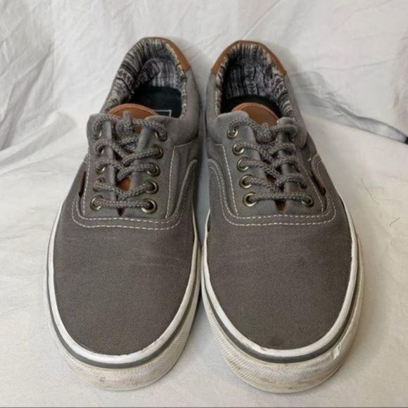Vans Other - Vans Canvas and Leather Skate Shoes, EUC, M 8/ W 9.5